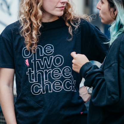 T-shirt "One Two Three Check"