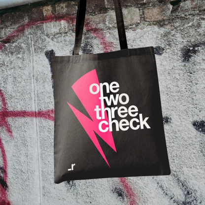 Bag "One Two Three Check"